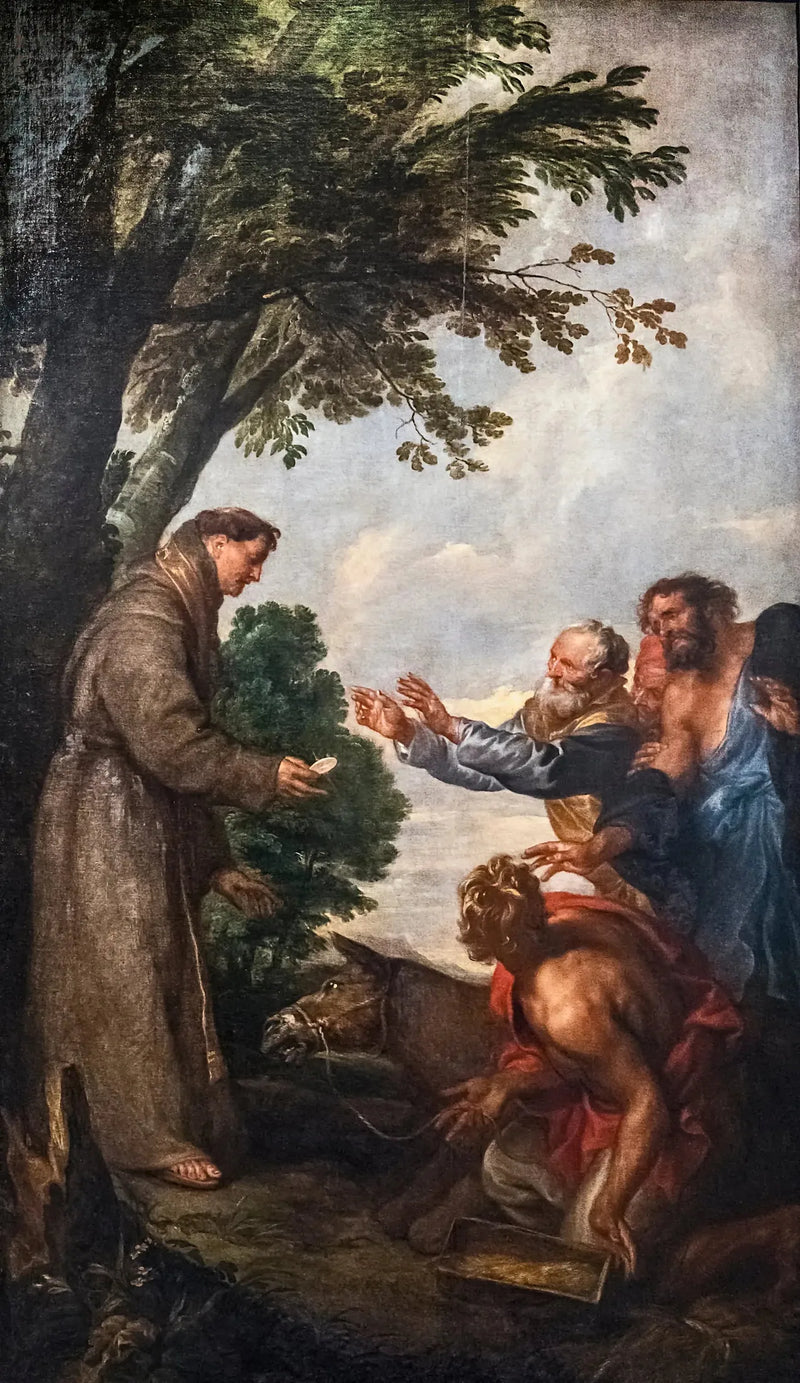 O Milagre da mula - Antoine van Dyck