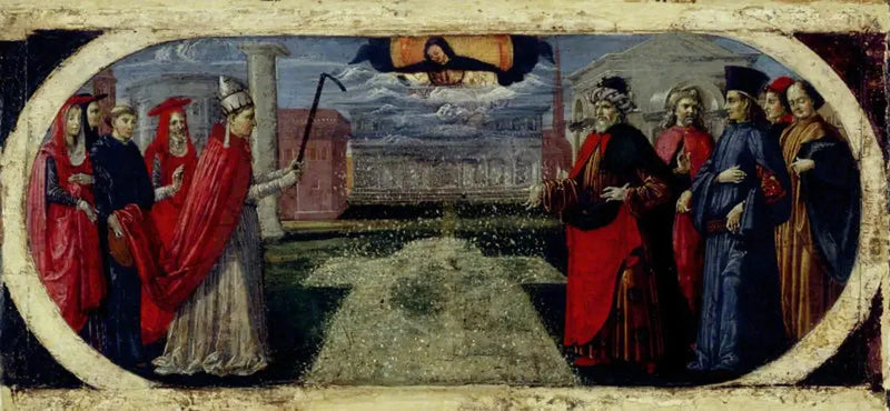 O Milagre da Neve - Pietro Perugino