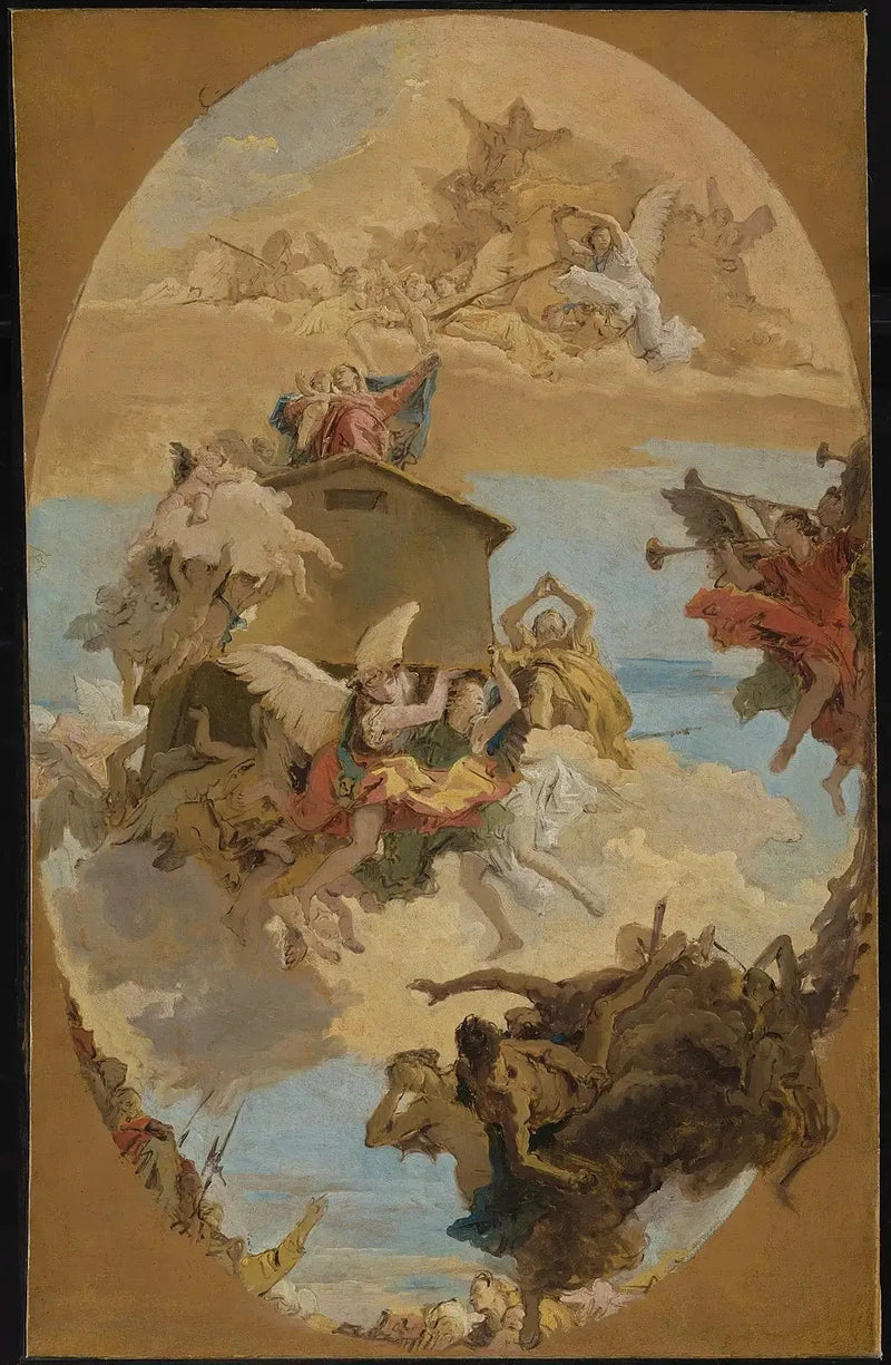 O milagre da Santa Casa de Loreto - Giovanni Battista Tiepolo