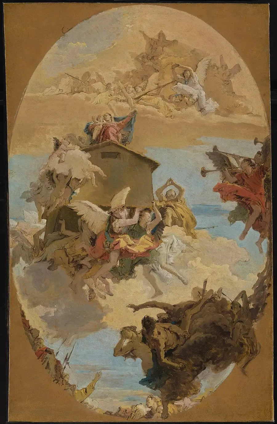 O milagre da Santa Casa de Loreto - Giovanni Battista Tiepolo