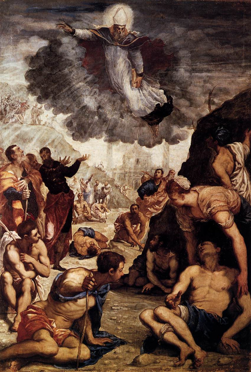 O milagre de Santo Agostinho - Jacopo Tintoretto