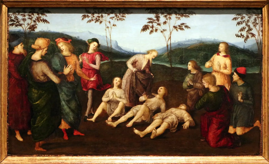 O milagre de santo Eusébio de Cremona - Rafael Sanzio