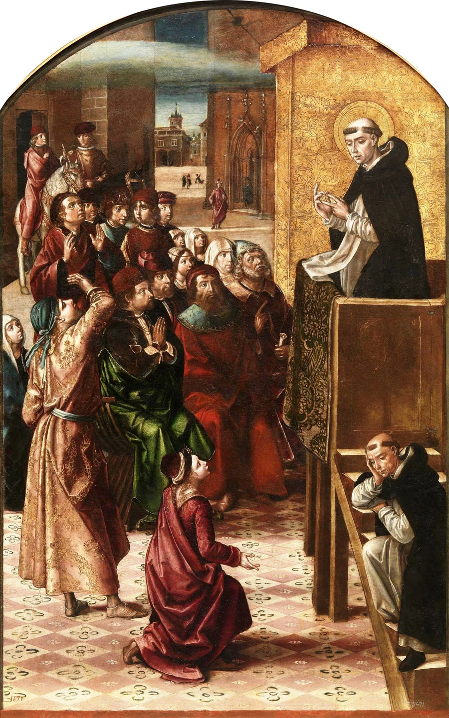 O milagre da nuvem - Pedro Berruguete