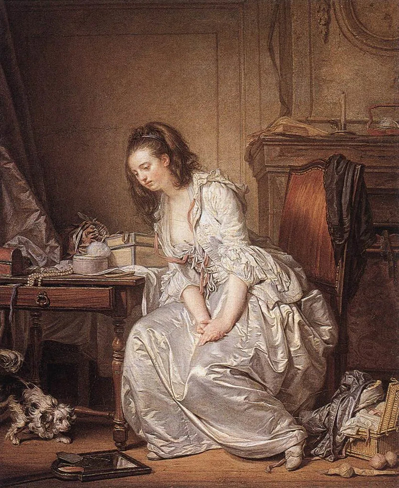 O Espelho Quebrado - Jean-Baptiste Greuze
