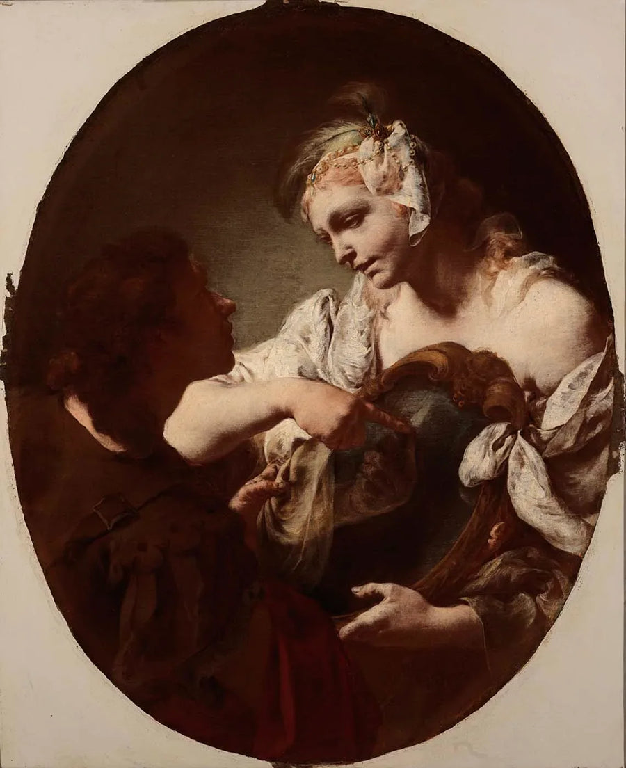 O Espelho Mágico - Giovanni Battista Piazzetta