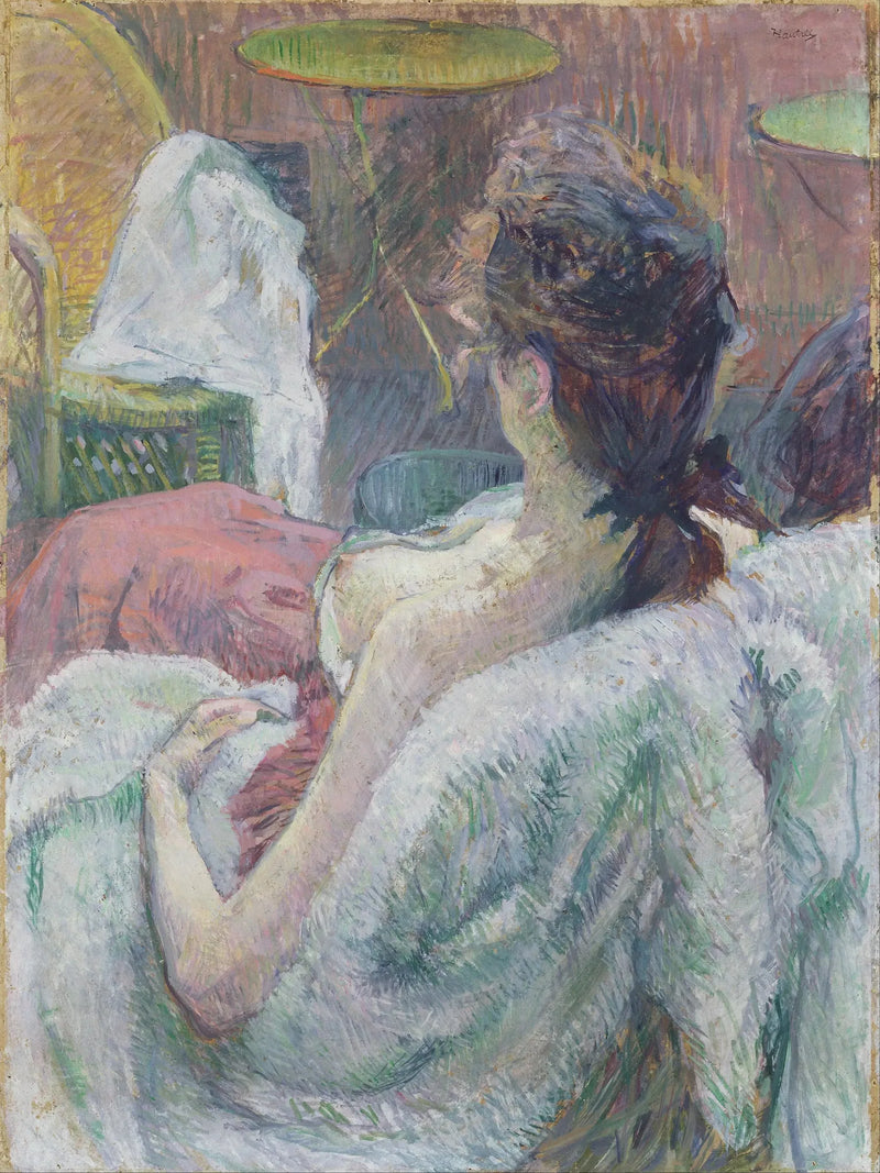 O modelo em repouso - Henri de Toulouse-Lautrec