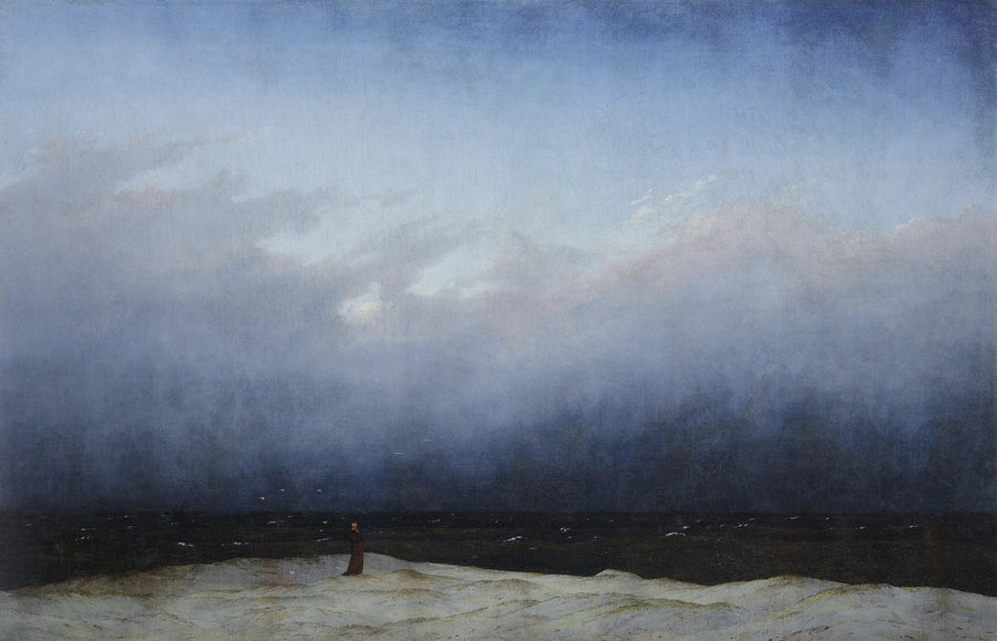 O Monge à Beira do Mar - Caspar David Friedrich