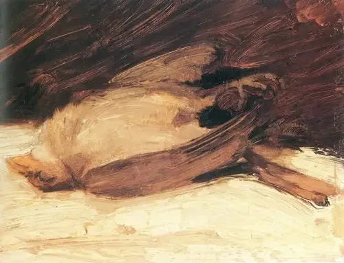O pardal morto - Franz Marc