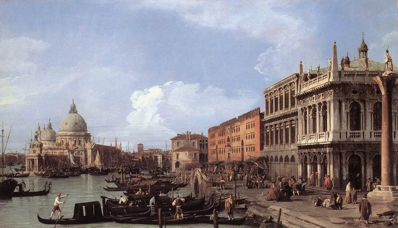 o Môle: para o oeste - Canaletto