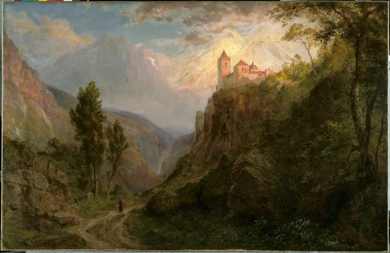 O mosteiro de San Pedro (Nossa Senhora das Neves) - Frederic Edwin Church