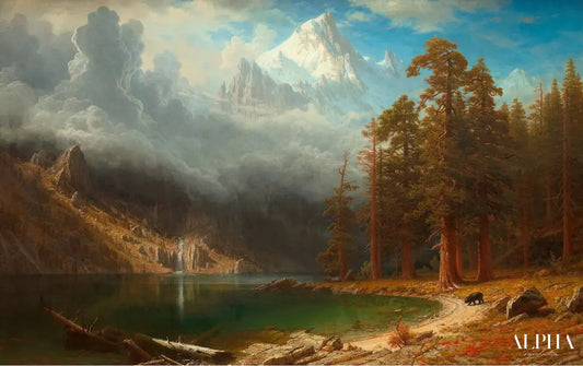 Le Mont Corcoran - Albert Bierstadt - Reproductions de tableaux et peintures haut de gamme