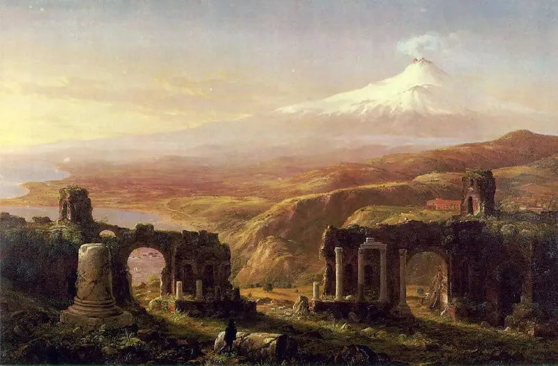 Monte Etna visto de Taormina - Thomas Cole