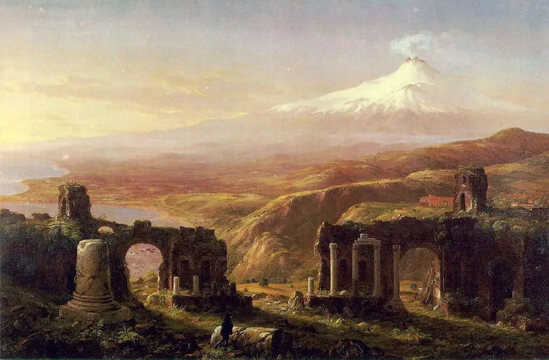 Monte Etna visto de Taormina - Thomas Cole