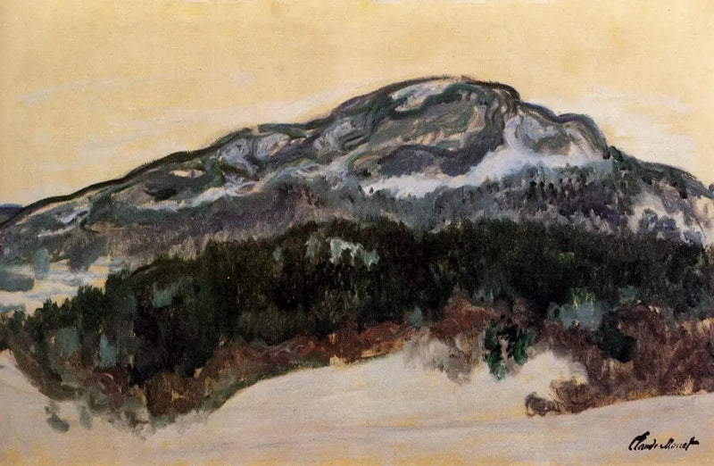 O Monte Kolsaas na Noruega - Claude Monet