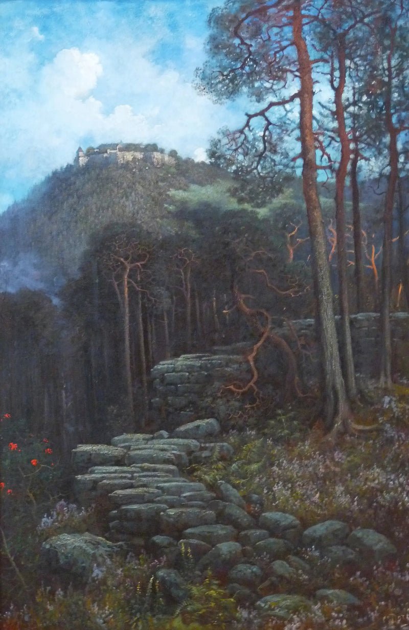 Mont Sainte-Odile com a muralha pagã - Gustave Doré
