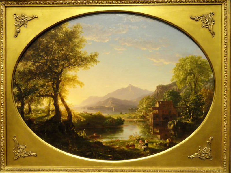 O Moinho, pôr do sol - Thomas Cole