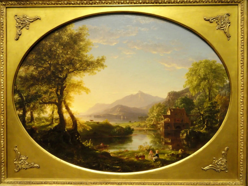 O Moinho, pôr do sol - Thomas Cole