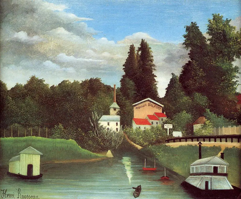 O moinho de Alfort - Henri Rousseau