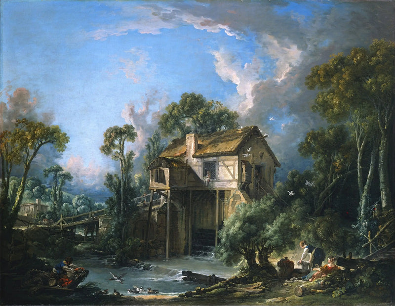 O moinho de Charenton - François Boucher