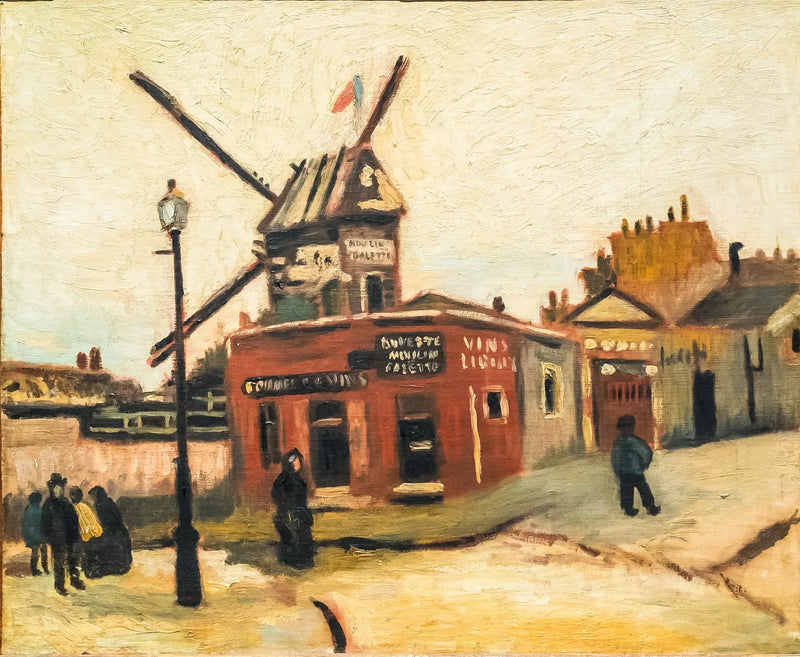 O Moinho de la Galette - Vincent van Gogh