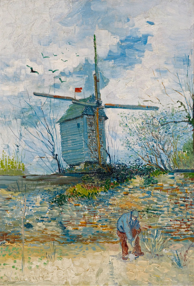 O Moinho de la Galette - Vincent van Gogh