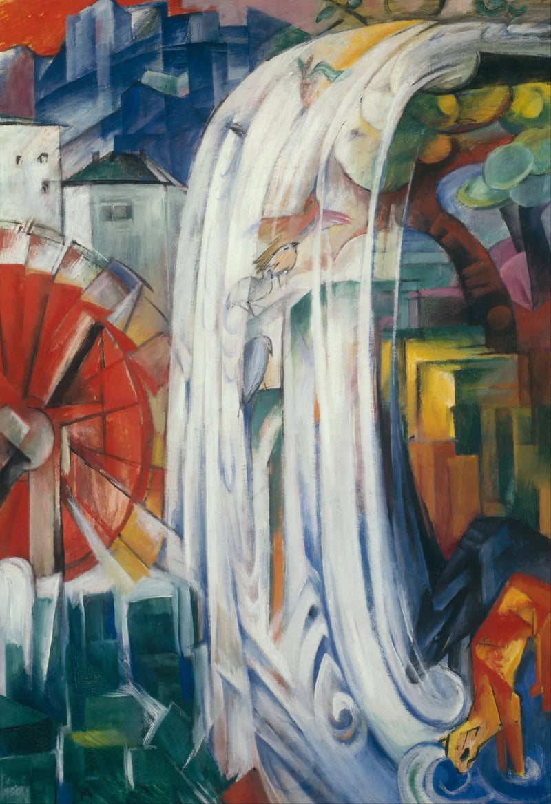 O Moinho Encantado - Franz Marc