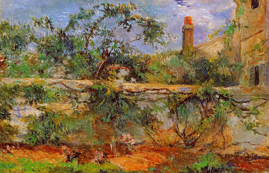 O Muro Comum, ou O Pomar - Paul Gauguin