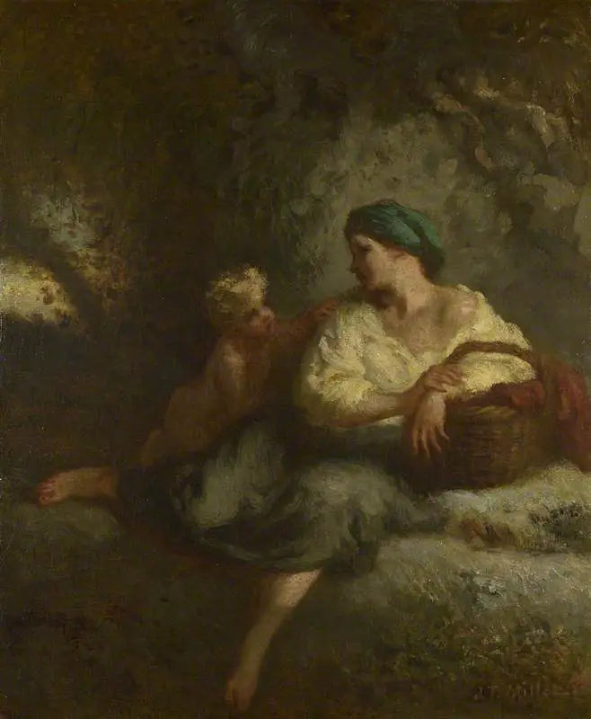 O sussurro - Jean-François Millet