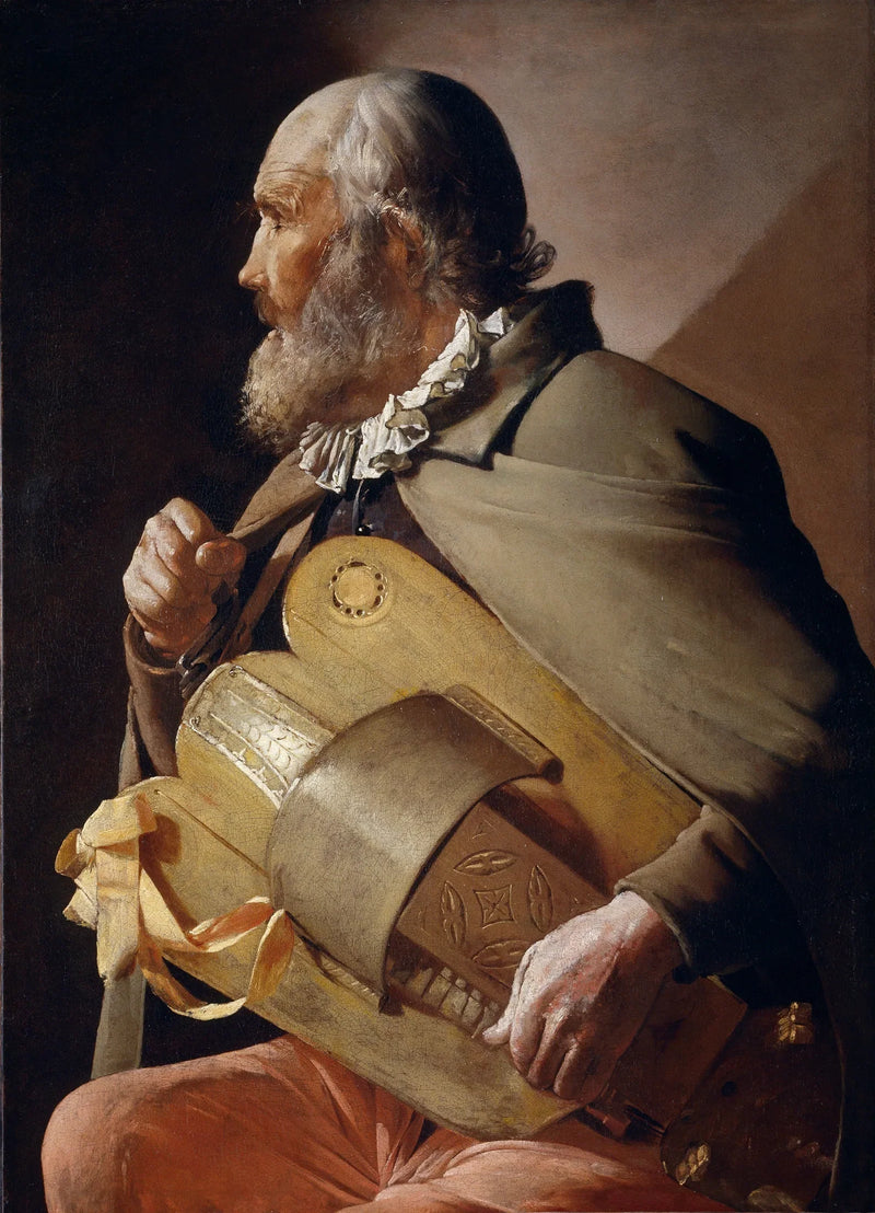 O Músico Cego. - Georges de La Tour