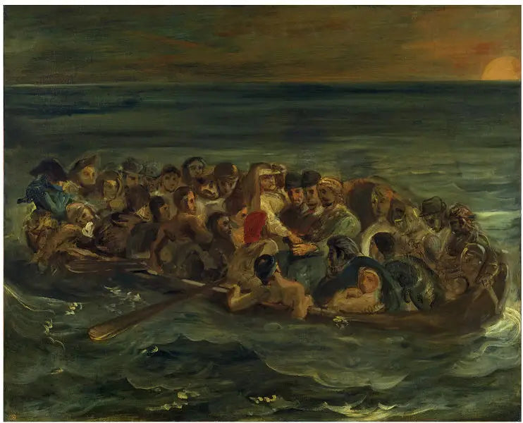 O naufrágio de Dom Juan - Eugène Delacroix