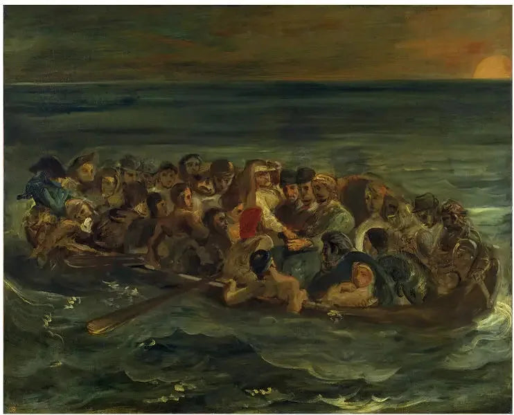 O naufrágio de Dom Juan - Eugène Delacroix