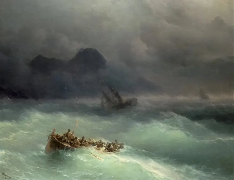 O naufrágio - Ivan Aïvazovski