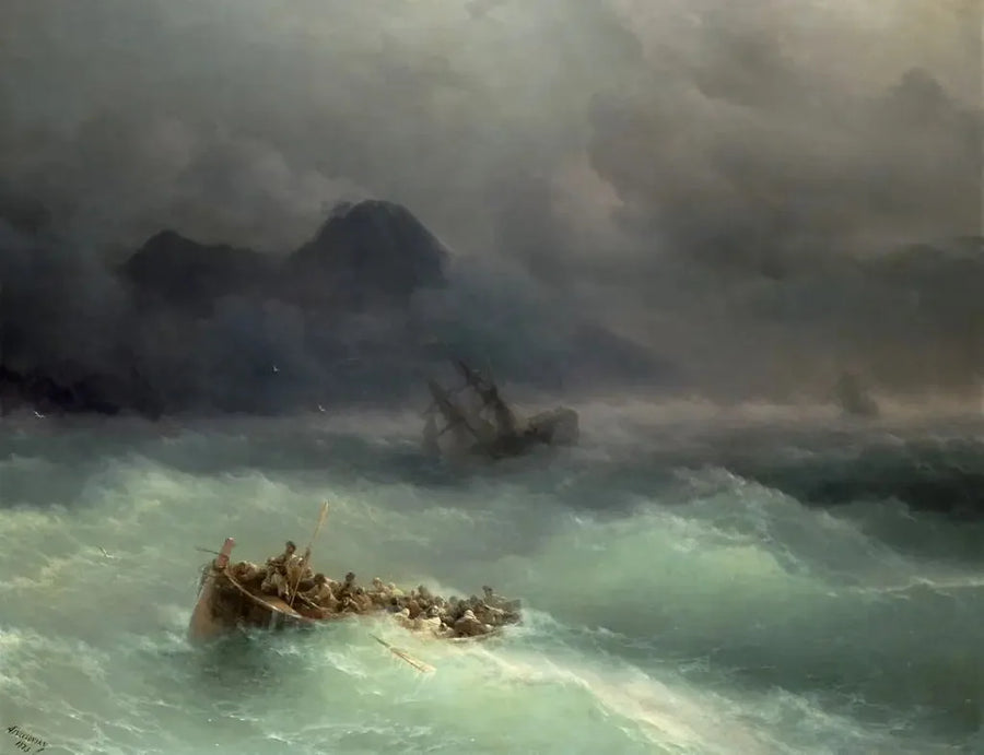 O naufrágio - Ivan Aïvazovski