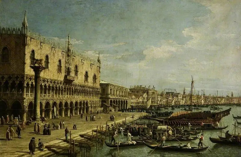 O Palácio dos Doges, Veneza - Canaletto