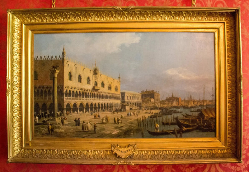 O Palácio do Doge e a Riva degli Schiavoni, Veneza - Canaletto