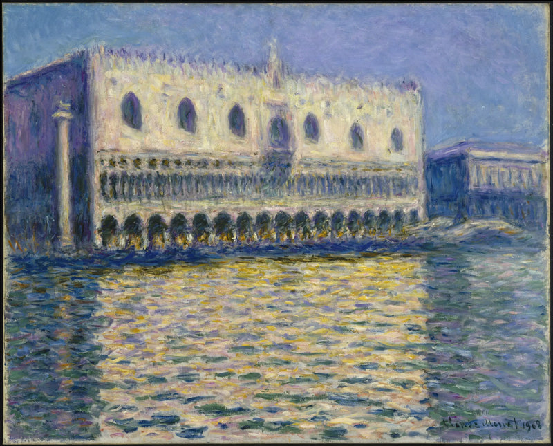 O Palácio Ducal - Claude Monet