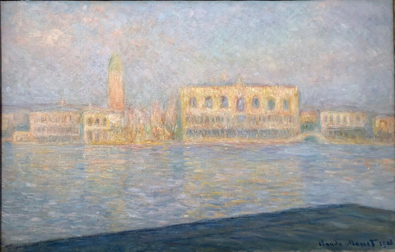 O Palácio Ducal visto de San Giorgio Maggiore - Claude Monet