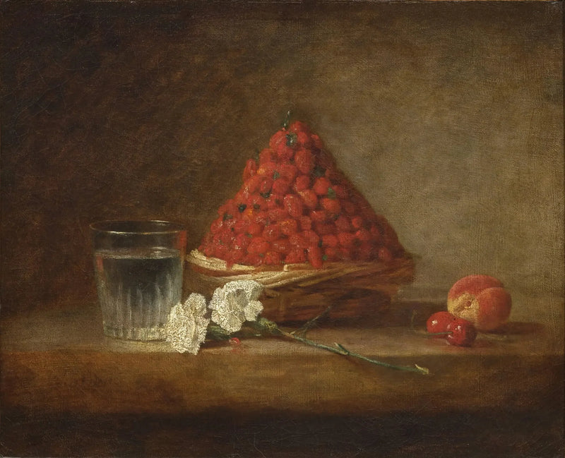 O Cesto de Morangos - Jean Simeón Chardin