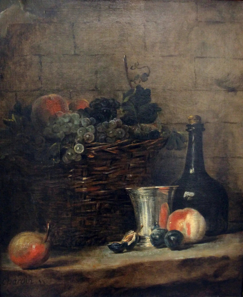 A Cesta de Uvas - Jean Simeón Chardin