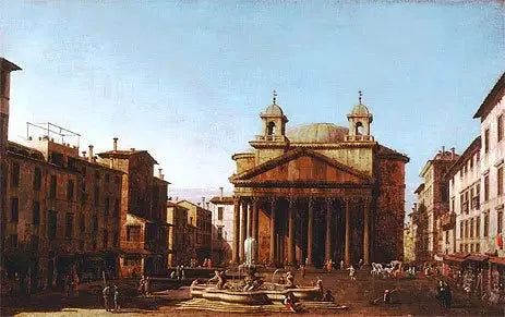 O Panteão - Canaletto
