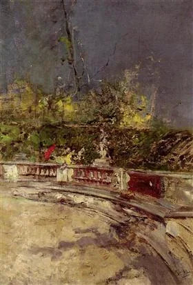 O guarda-chuva vermelho - Giovanni Boldini