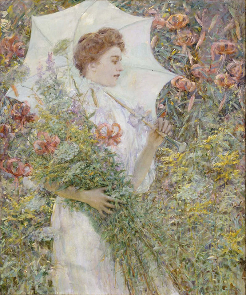 O guarda-sol branco - Robert Lewis Reid