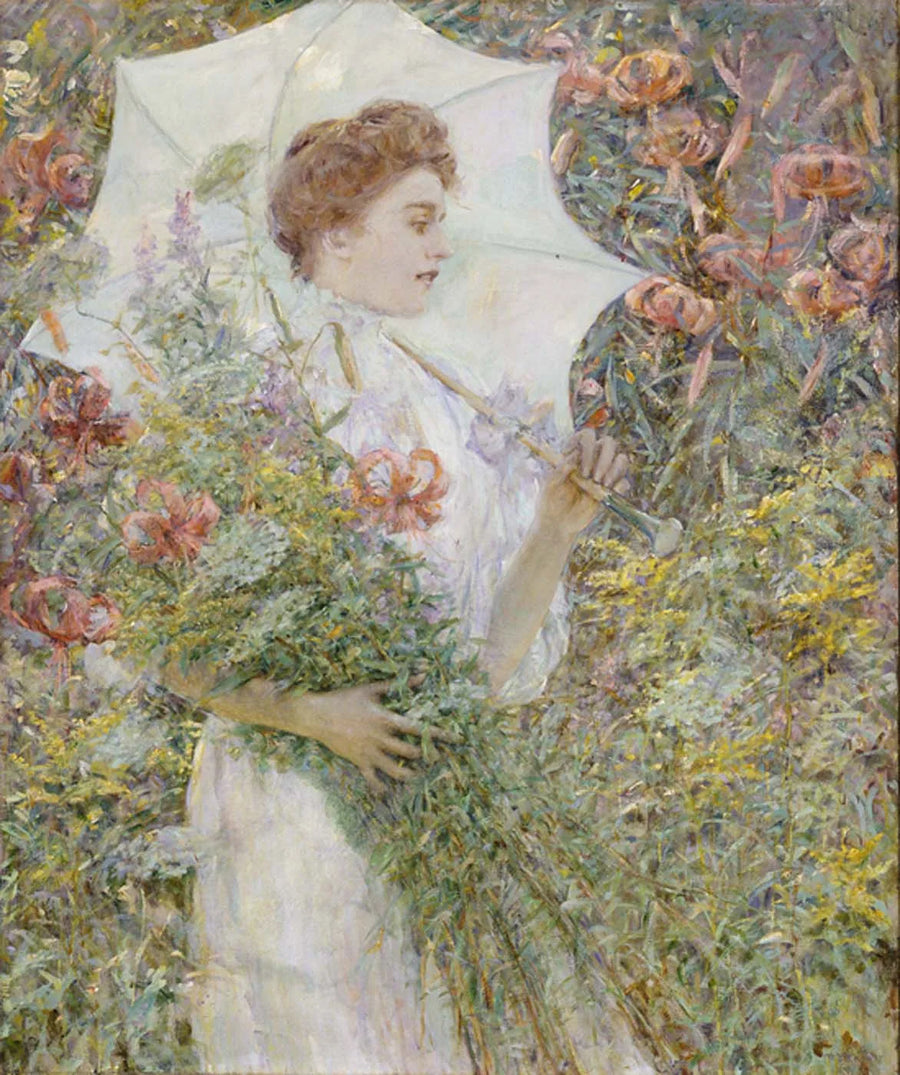 O guarda-sol branco - Robert Lewis Reid