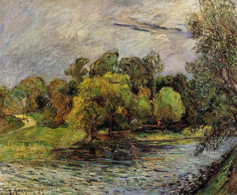 O Parque de Østervold em Copenhague - Paul Gauguin