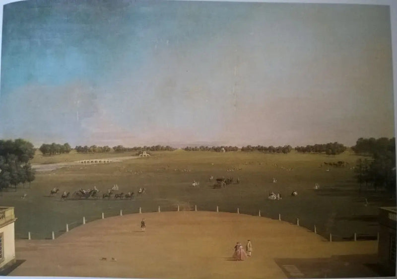 O Parque de Badminton desde Badminton House - Canaletto
