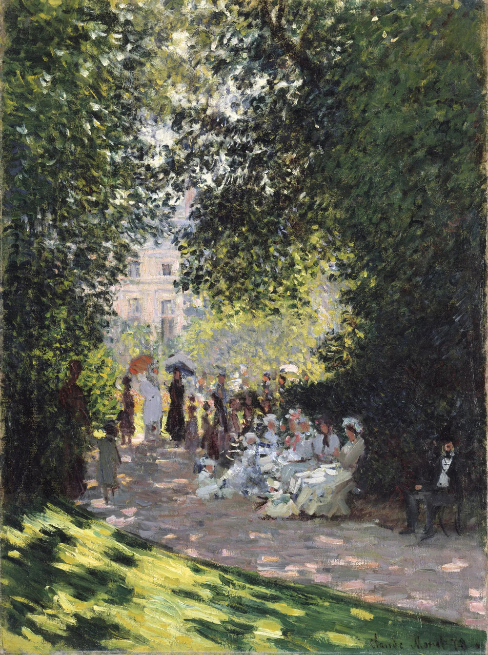 Le Parc Monceau - Claude Monet image 1 tableau peint à l’huile sur toile