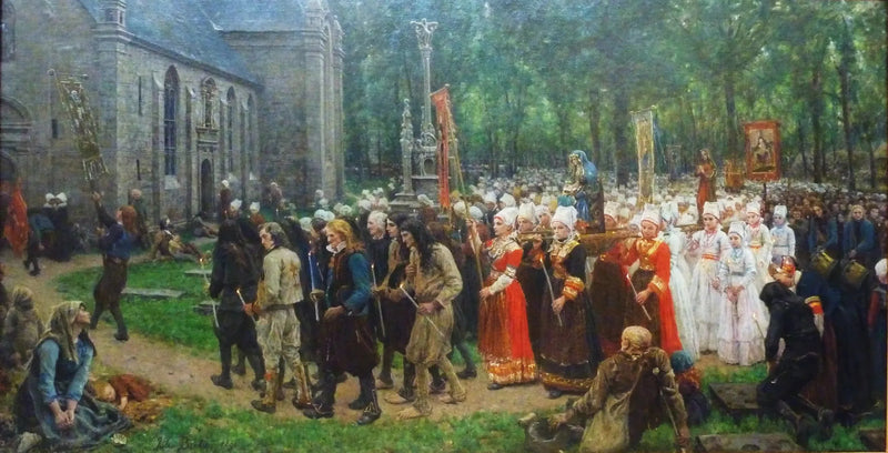 O Perdão de Kergoat - Jules Breton