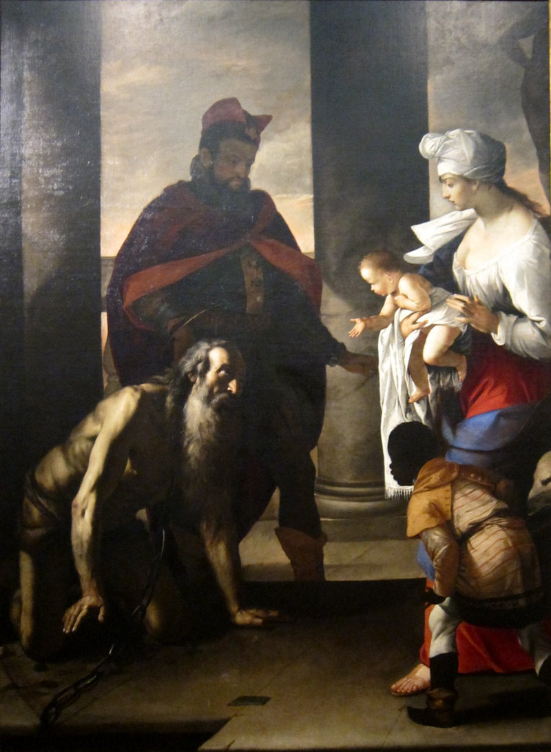 O perdão de São João Crisóstomo - Mattia Preti