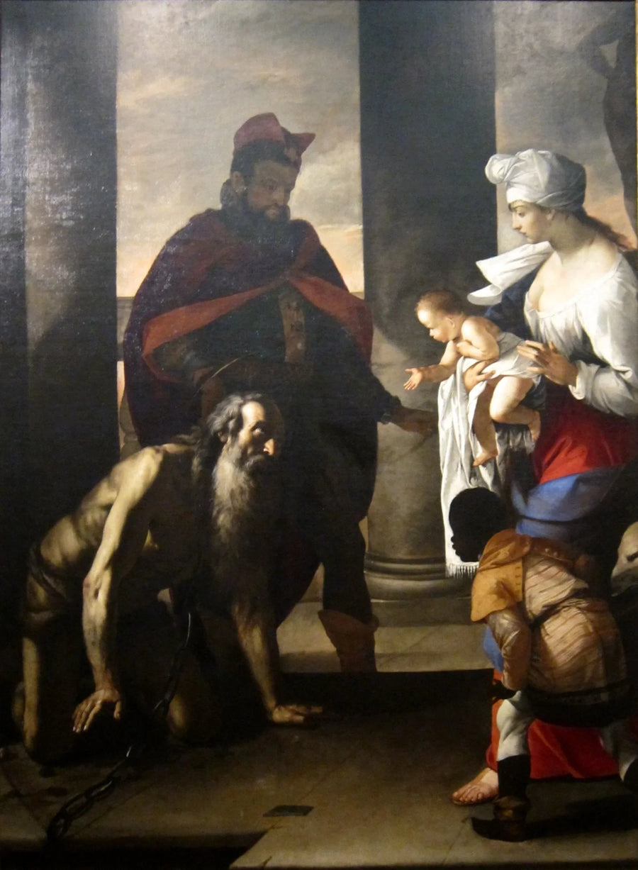 O perdão de São João Crisóstomo - Mattia Preti