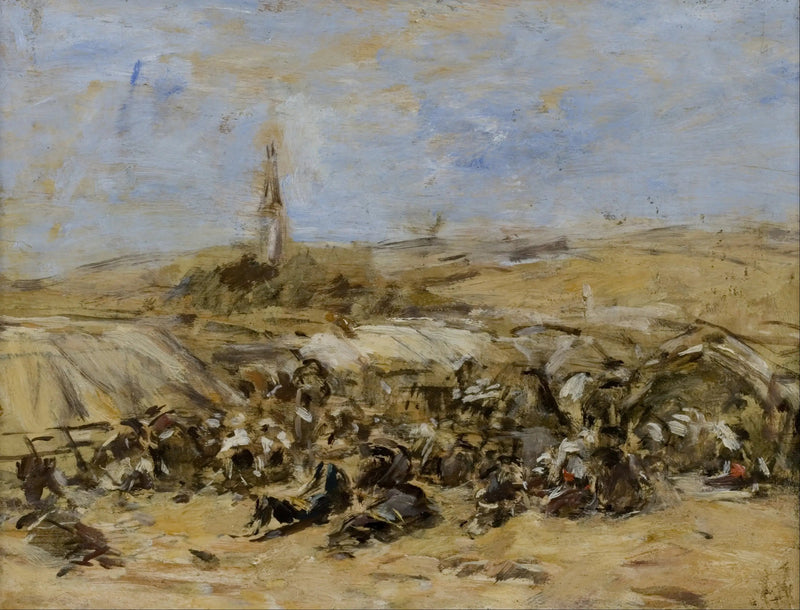 O Perdão de Santa Ana La Palud - Eugène Boudin